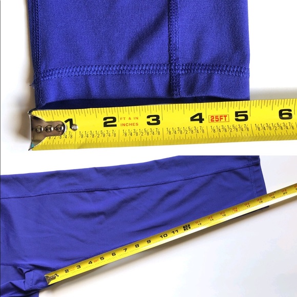 OLD NAVY Capri Leggings Pants Active Workout Athleisure Blue Small Women’s - Picture 9 of 16